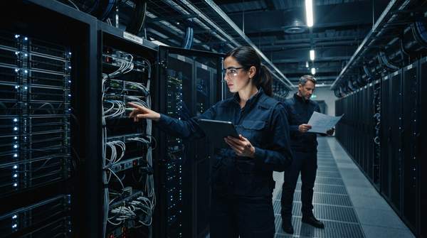 Editorial illustration for AI and Cloud Are Fueling a Data Center Boom — Here's Where the Supply Chain Opportunities and Bottlenecks Sit