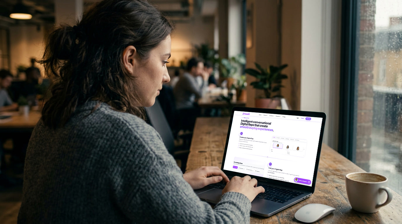 How to Turn Website Visitors Into Qualified B2B Sales Conversations